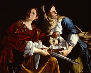 Judith und ihre Magd mit dem Kopf des Holofernes von Artemisia Gentileschi