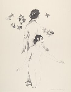 Kreisende Tauben von Arthur B. Davies