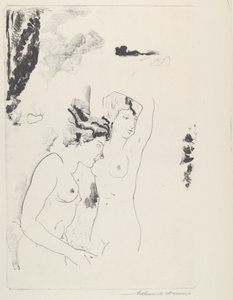 Nymphen des Baches von Arthur B. Davies