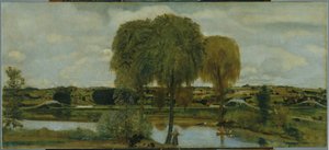 Am Erie-Kanal von Arthur Bowen Davies