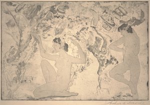 Winkelige Schönheit, Druck von Ernest Haskell, 1918