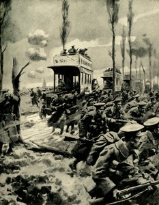 Londoner Busse zum Truppentransport an die Front, Erster Weltkrieg, 1914-1918