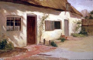 Ansicht eines Häuschens von Arthur Claude Cooke
