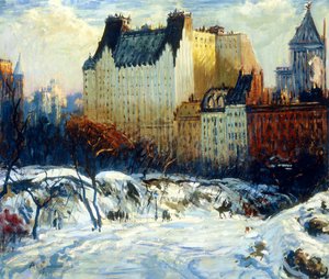 Ein Blick auf die Plaza vom Central Park