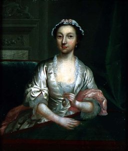 Porträt von Elizabeth Faulkner, der Frau des Künstlers, um 1742 von Arthur Devis