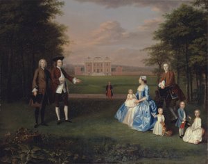 Robert Gwillym von Atherton und seine Familie von Arthur Devis