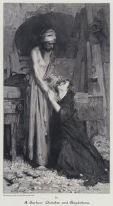 Christus und die Magdalena von Arthur Hacker