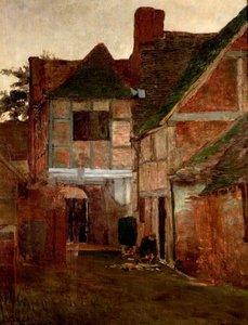 Ein alter Posthof, Surrey, 1885