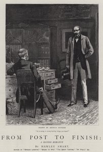 Von Post zu Ziel, eine Rennromanze von Arthur Hopkins