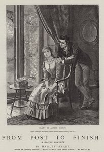 Von Post zu Ziel, eine Rennromanze von Arthur Hopkins