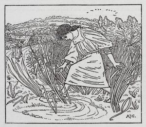 Hans Christian Andersen: Das Mädchen, das auf das Brot trat von Arthur Joseph Gaskin