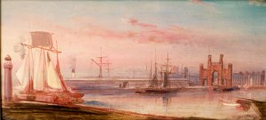 Earl Grey Dock, mit Schiff 