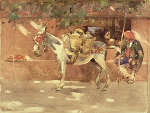Ein Seitenweg in Granada von Arthur Melville