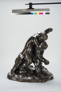 Puma und Kind (Bronze) von Arthur Putnam