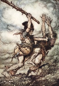 Fafner tötet Fasolt