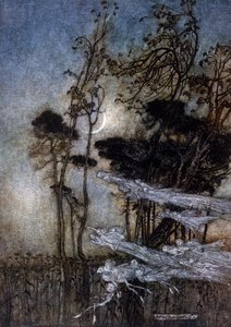 Illustration von Arthur Rackham für Ein Sommernachtstraum von William Shakespeare