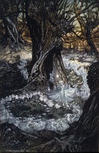 Illustration von Arthur Rackham für Ein Sommernachtstraum von William Shakespeare von Arthur Rackham