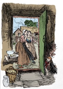 Illustration von Arthur Rackham für Ein Sommernachtstraum von William Shakespeare