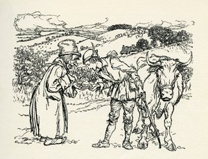 Jack und die Bohnenranke von Arthur Rackham