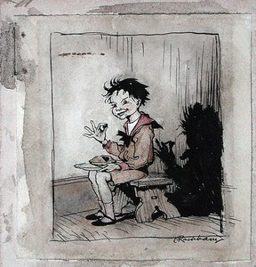 Kleiner Jack Horner, Illustration aus 