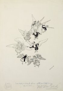 Einer der hübschesten Tänze, die du je gesehen hast, Illustration aus The Zankiwank and the Bletherwitch, von S.J. Adair Fitzgerald, veröffentlicht 1896