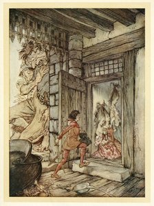 Als er die Schlüssel der Burg nahm, schloss Jack alle Türen auf, aus Englische Märchen, 1922