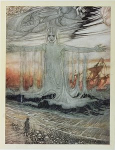 Der Schiffbrüchige und das Meer, Illustration aus 