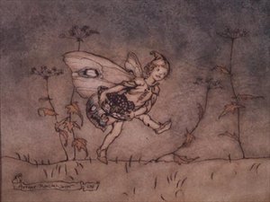 Der Elfenbegleiter von Bottom, Illustration zu 