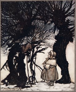 Sie warnten sie .., aus Peter Pan in Kensington Gardens von J. M. Barrie (1860 - 1937), veröffentlicht 1906