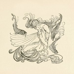 Undine steigt weinend aus dem Brunnen, aus 