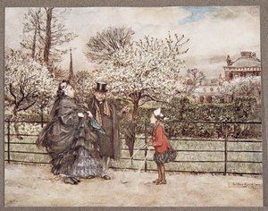 Wenn Sie im Garten auf Erwachsene treffen, die schnaufen und blasen, als ob sie sich größer fühlten, als sie sind (aus Peter Pan in Kensington Gardens von J. M. Barrie)