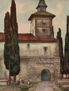 Baskenland: Kirche in Itxassou von Arthur Romilly Fedden
