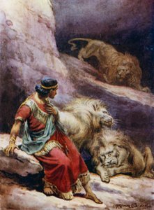 Daniel in der Löwengrube von Arthur Twidle