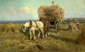 Das Beladen des Erntewagens von Arthur Walker Redgate
