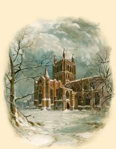 Kathedrale von Hereford, Nordwestansicht von Arthur Wilde Parsons