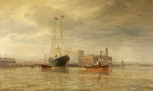 Eröffnung des Royal Edward Dock, Avonmouth, 9. Juli von Arthur Wilde Parsons