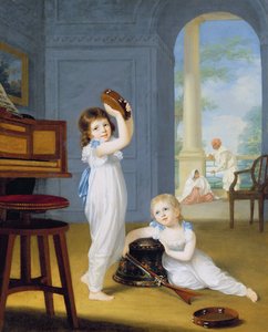 Emily und George Mason, ca. 1794-95 von Arthur William Devis
