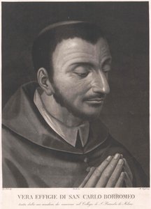 Carlo Borromeo (Druck) von Artist Unknown