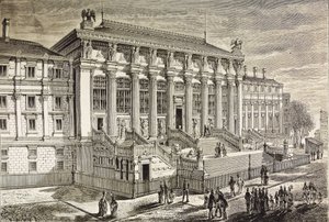 Frankreich. Paris. Gerichtshof im 19. Jahrhundert. (Stich) von Artist Unknown