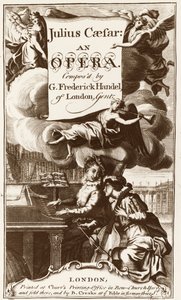 Giulio Cesare in Ägypten - Julius Caesar in Ägypten von Georg Friedrich Händel von Artist Unknown