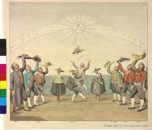 Huldigung an Kaiser Franz I durch die Tiroler von Artist Unknown