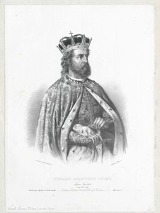 König von Serbien Stefan Urosch II von Artist Unknown
