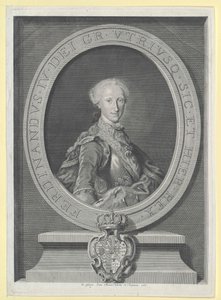 König der Beiden Sizilien Ferdinand I von Artist Unknown
