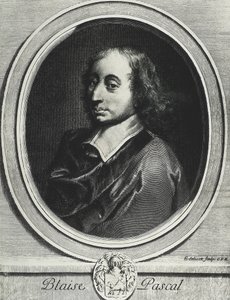 PASCAL, Blaise (1623-1662). Französischer Mathematiker, Physiker und Philosoph. Gravur von Artist Unknown