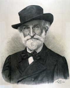 Porträt von Giuseppe Fortunino Francesco Verdi von Artist Unknown