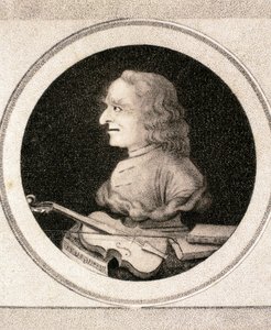 Porträt von Giuseppe Tartini (Radierung)