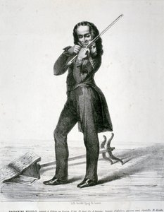 Porträt von Niccolo Paganini