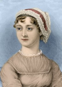 Porträt der englischen Schriftstellerin Jane Austen von Artist Unknown