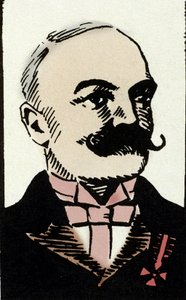 Porträt des italienischen Schriftstellers Emilio Salgari (1863-1911) von Artist Unknown