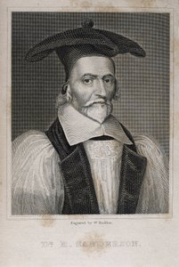 Robert Sanderson (1587-1663). Englischer Theologe und Kasuist. (Stich)